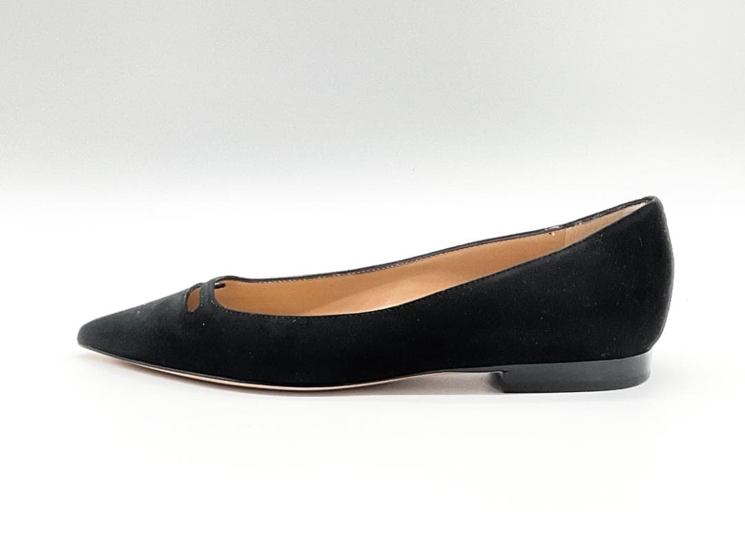【新品】PELLICO スエードポインテッドトゥパンプス 35