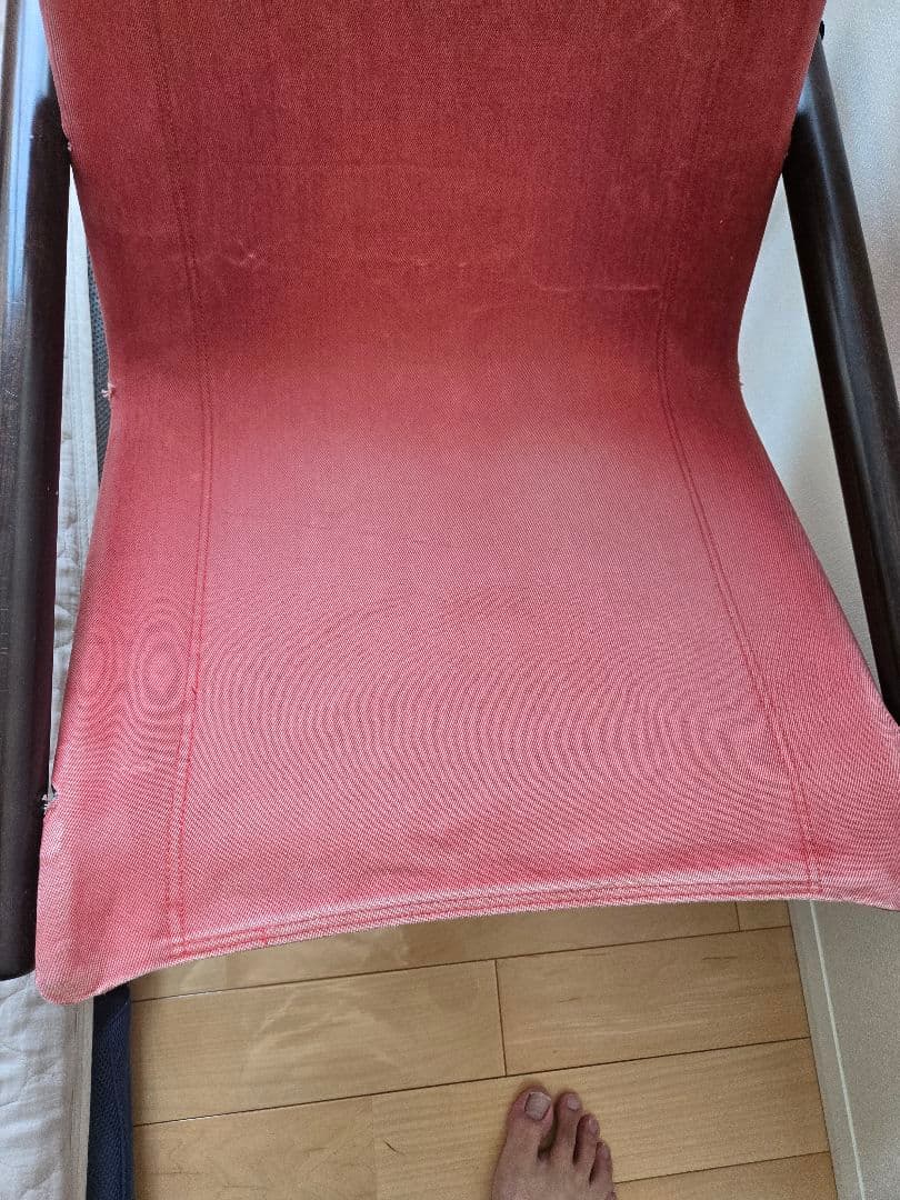 ニーチェアx レンガ/ダークブラウン注意！ 破れあり