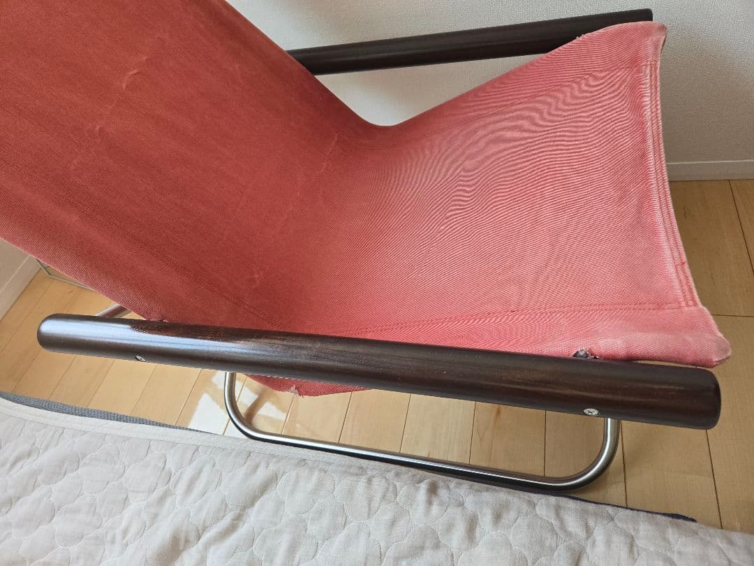 ニーチェアx レンガ/ダークブラウン注意！ 破れあり