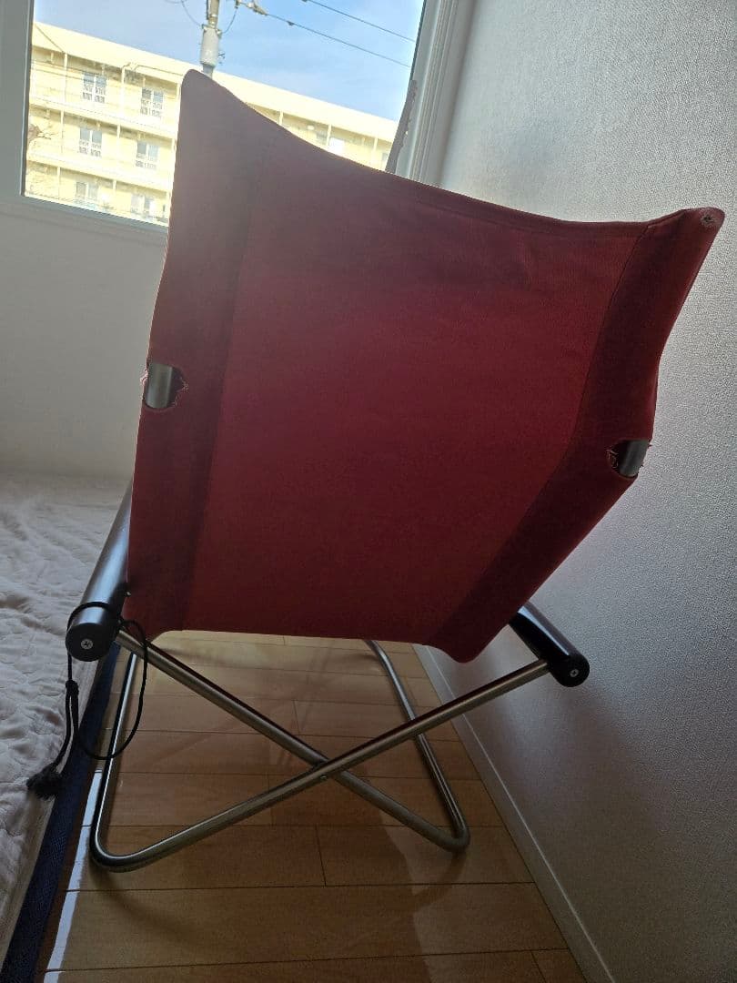 ニーチェアx レンガ/ダークブラウン注意！ 破れあり