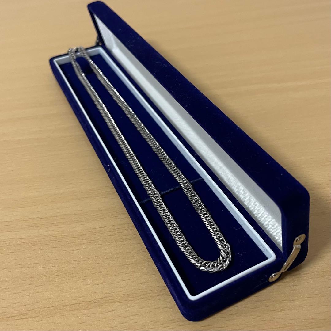 シルバー925 12面トリプル 喜平 ロジウムコーティング