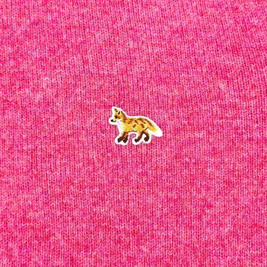 新品 MAISON KITSUNE S メゾンキツネウールセーター ピンク
