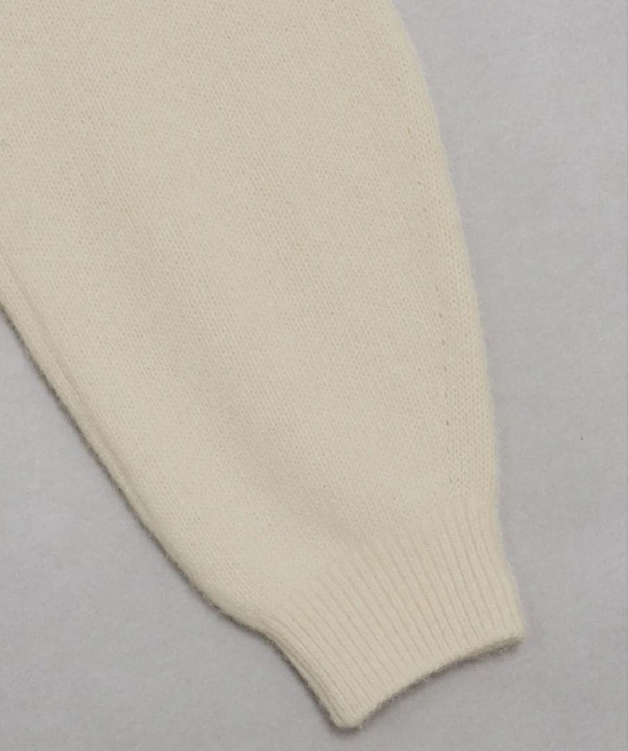 LiSALiSAashiyaリサリサ芦屋ishi ラクーン混コンフォートニット