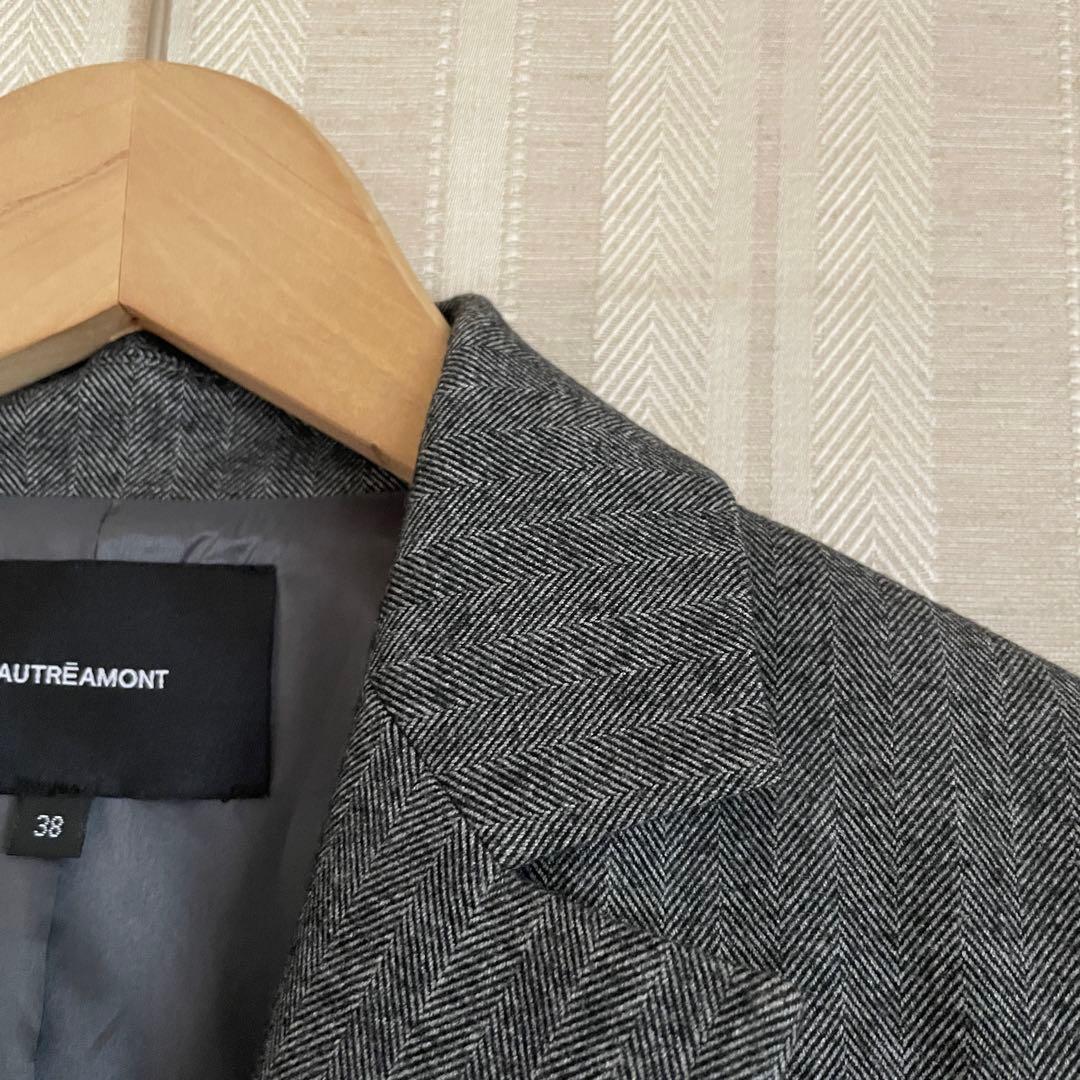 専用！美品LAUTREAMONT秋冬物ストレッチテーパードパンツスーツ38,36