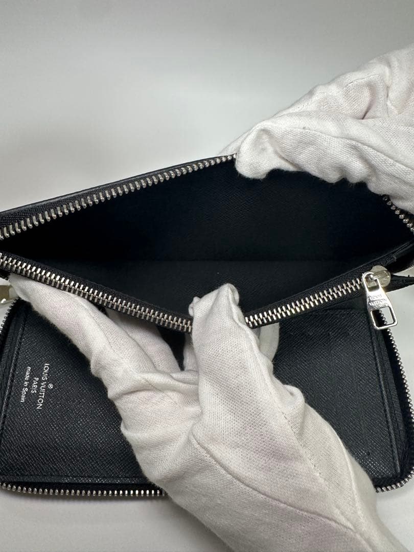 @shima様【ルイ・ヴィトン】タイガレザー ブラック長財布