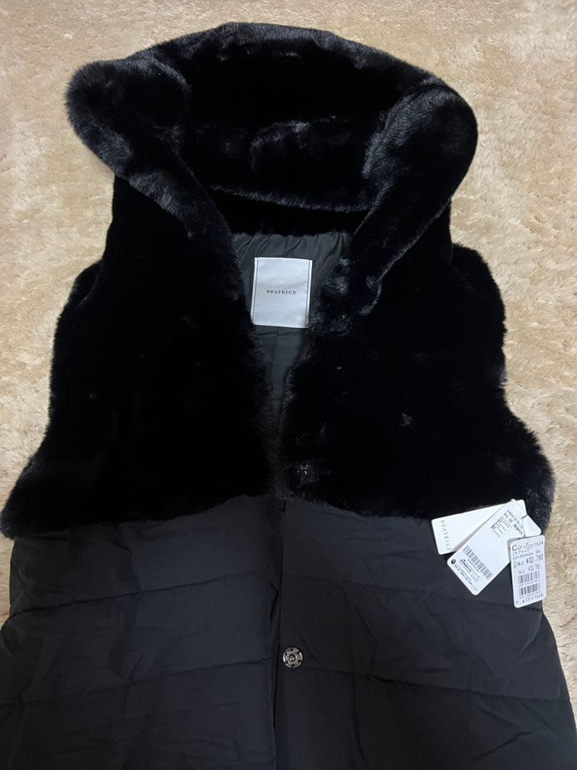 ヤマダヤ　スコットクラブ　フェイクファー ダウンベスト 新品未使用