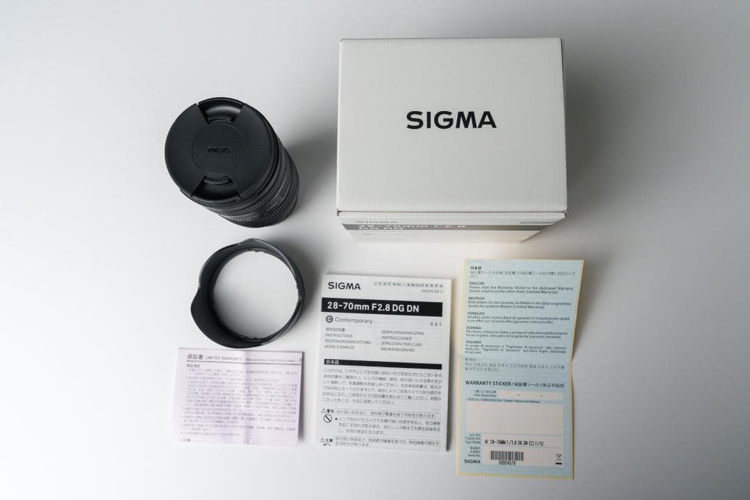 ほぼ新品 SIGMA ソニーEマウント 28–70mm F2.8 DG DN