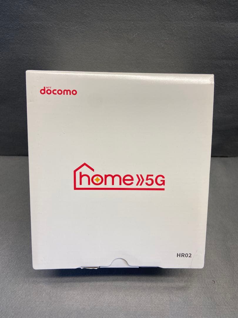 新品未使用 ホームルーター docomo  5G HR02 ダークグレー