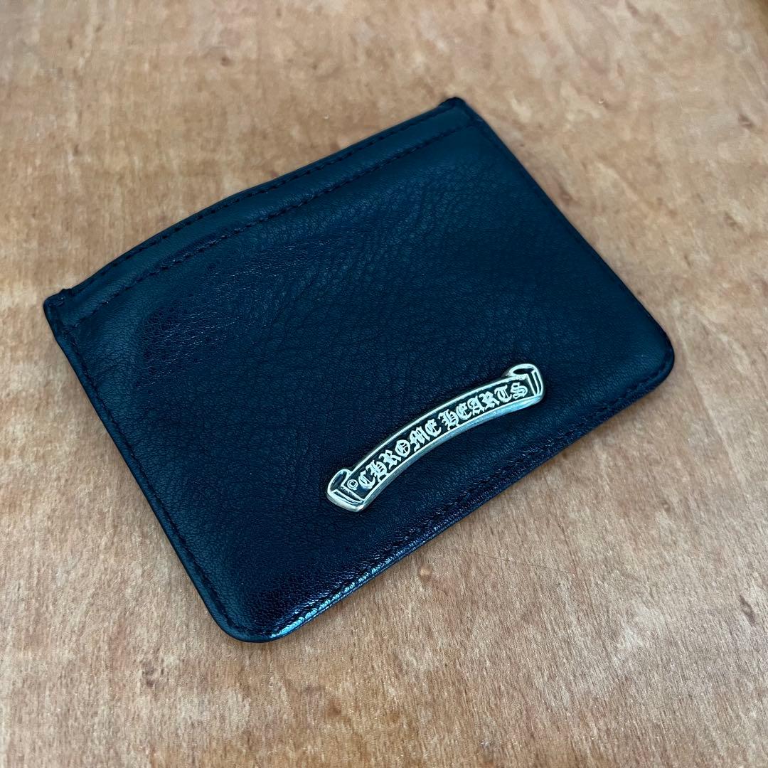クロムハーツ　パース 3×4 ブラック ヘビーレザー