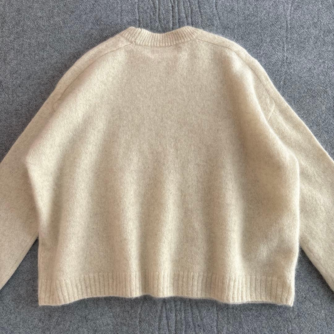 美品✨佐藤繊維　ganosch ヤク100% ニット　ふわふわ