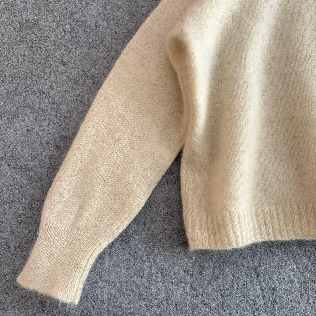 美品✨佐藤繊維　ganosch ヤク100% ニット　ふわふわ
