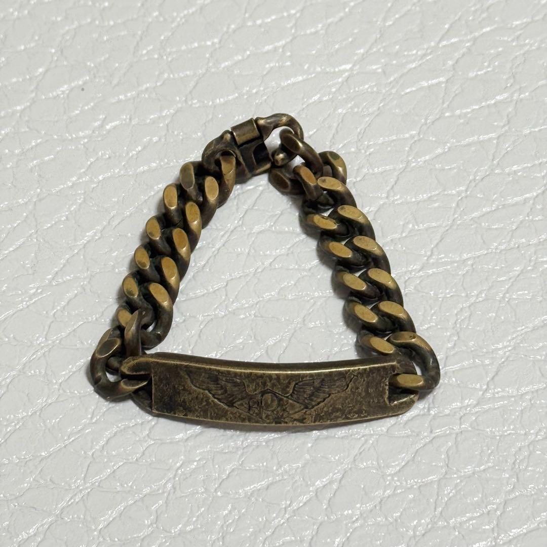 RRL USA製 ブラス ID ブレスレット Brass ID Bracelet
