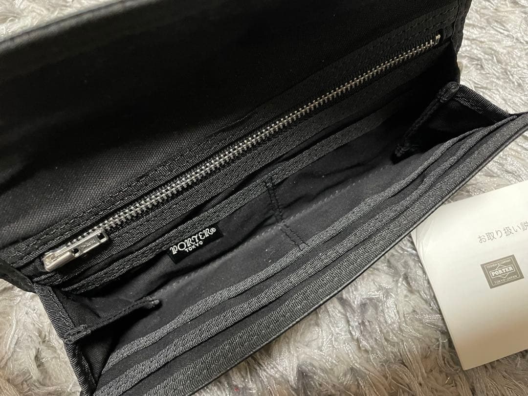 【未使用】PORTER ポーター　長財布　取扱説明書あり