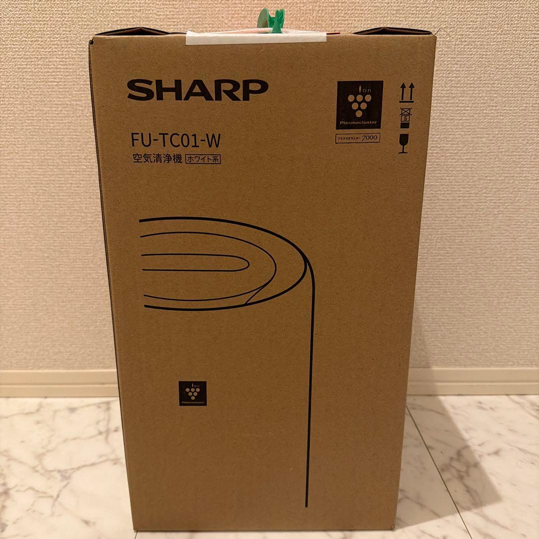 SHARP FU-TC01-W 空気清浄機　高濃度プラズマクラスター7000