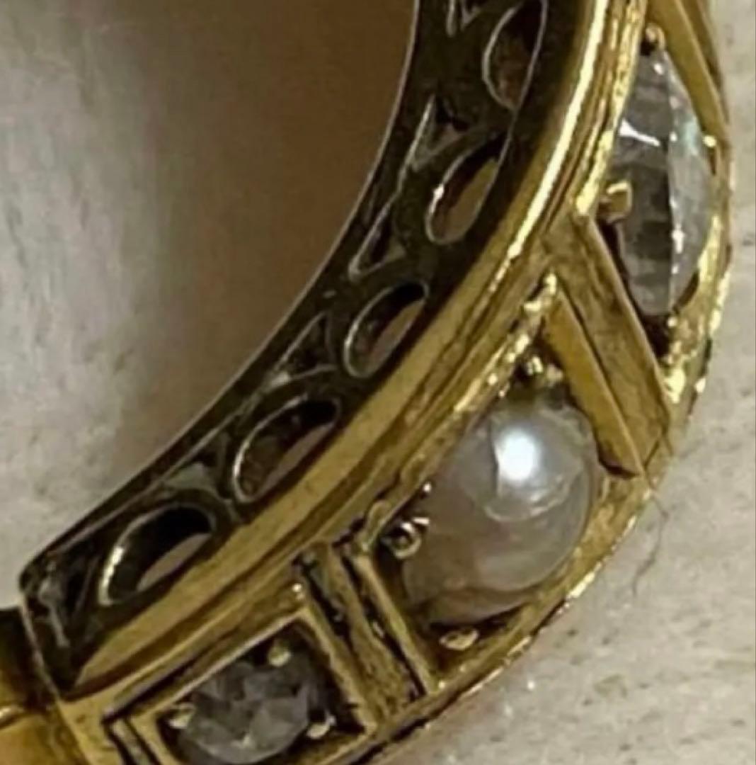 18金　18K イギリスアンティーク　リング　指輪