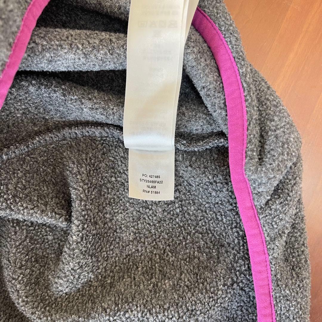 Patagonia Snap-Tフリース★グレー×ピンク　レディースS★永野芽郁