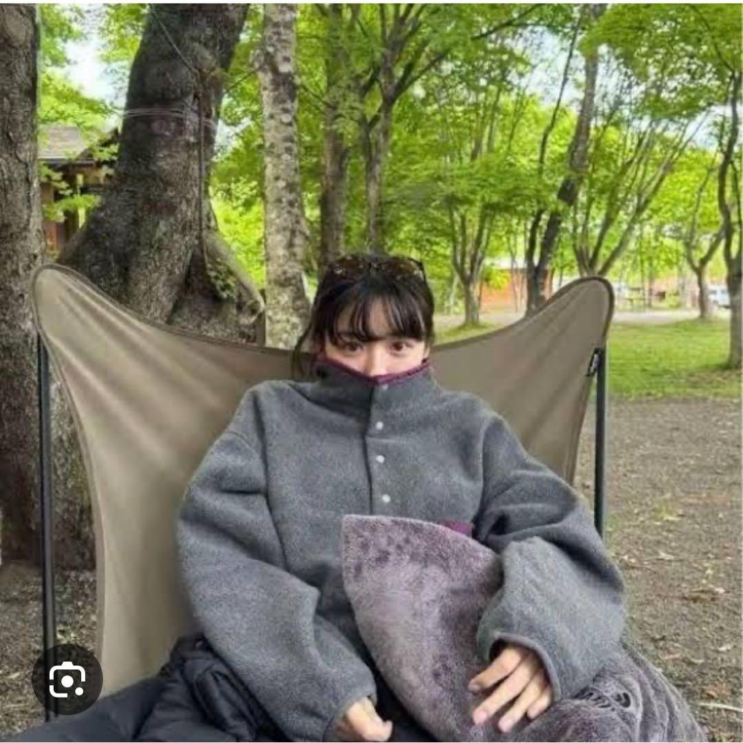 Patagonia Snap-Tフリース★グレー×ピンク　レディースS★永野芽郁