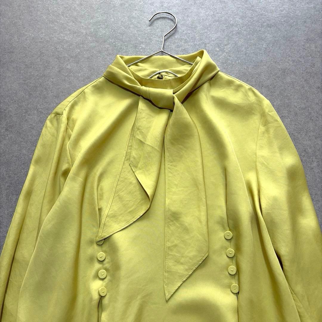 アルアバイル♡スカーフネックブラウス イエロー サイズ2