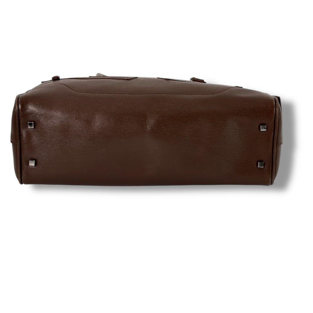 【高級】GUCCI グッチ　ショルダーバッグ　革　ロゴ　ボーリング　ハンドバッグ