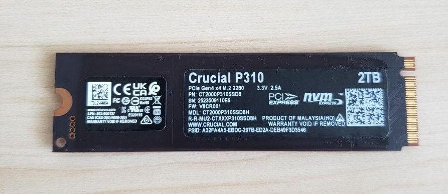 内蔵型SSD Crucial M.2 SSD P310 2TB NVMe