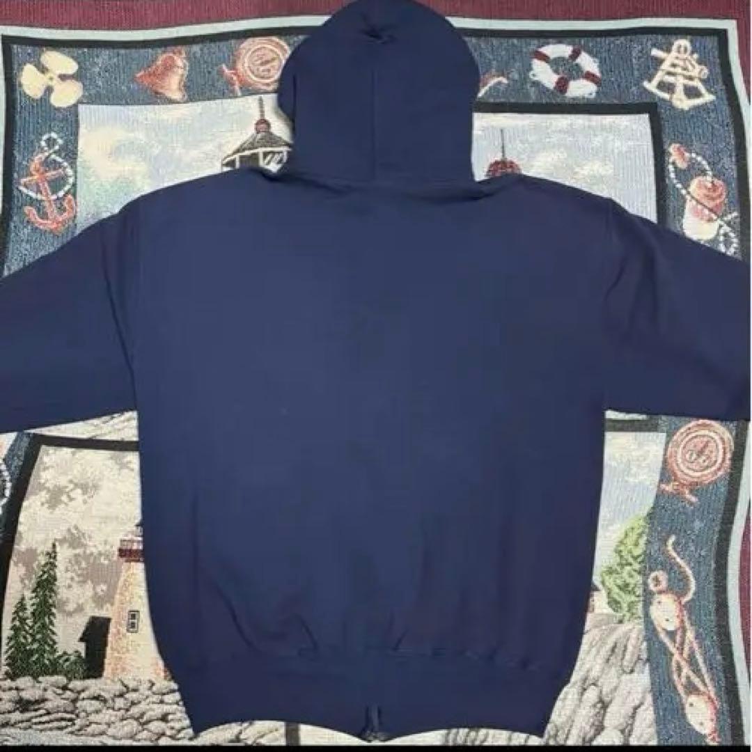 90s Russell usa製 無地 フルジップパーカー