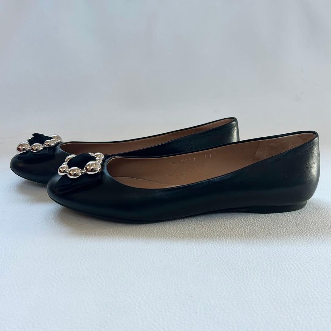 美品✨サルヴァトーレフェラガモ FLAIR フラットシューズ 黒 6 1/2