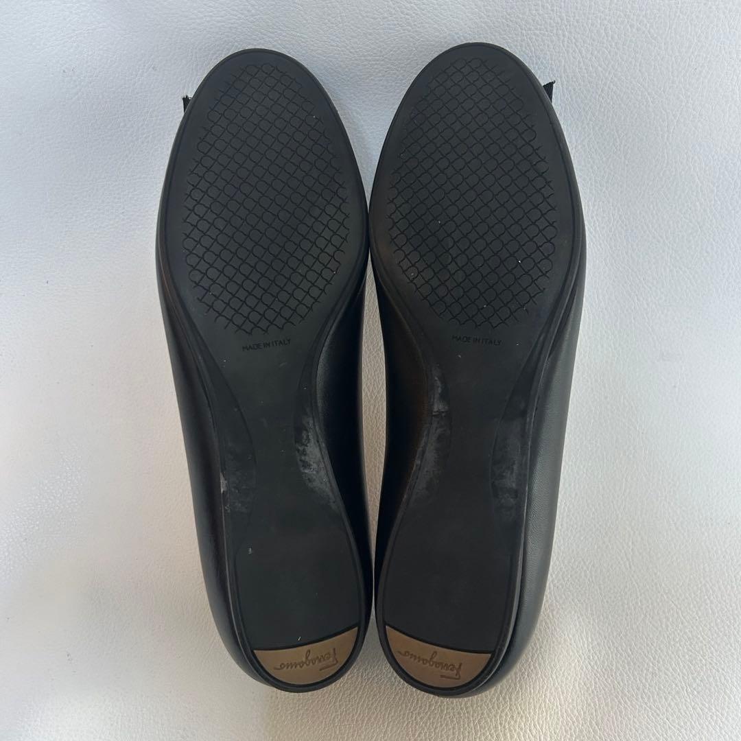 美品✨サルヴァトーレフェラガモ FLAIR フラットシューズ 黒 6 1/2