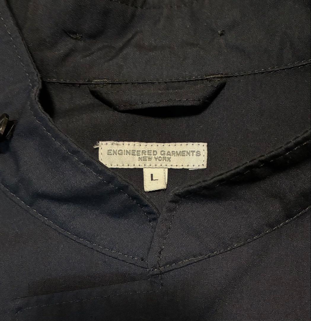エンジニアドガーメンツ MTジャケット PCポプリン Dネイビー L USA製