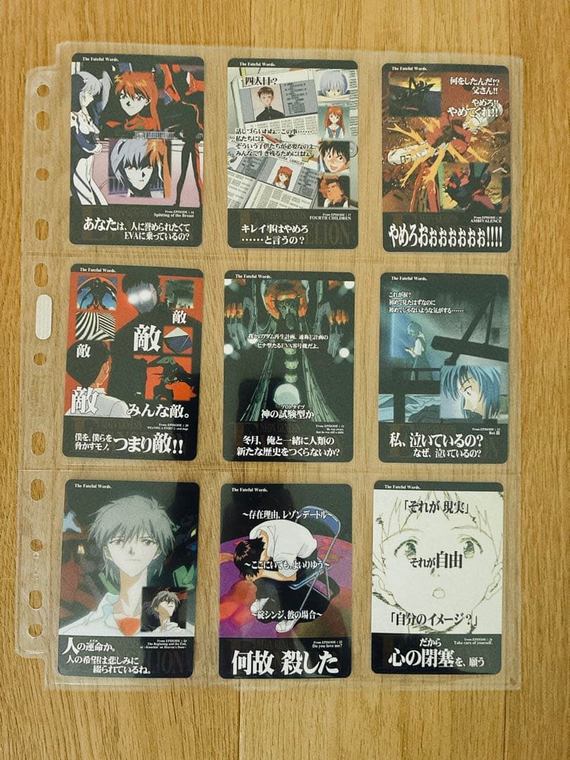 【美品】カードダスマスターズ 新世紀エヴァンゲリオン149枚+バインダー+おまけ