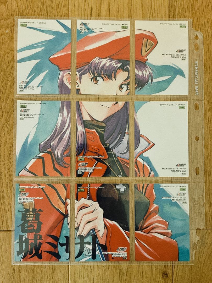 【美品】カードダスマスターズ 新世紀エヴァンゲリオン149枚+バインダー+おまけ