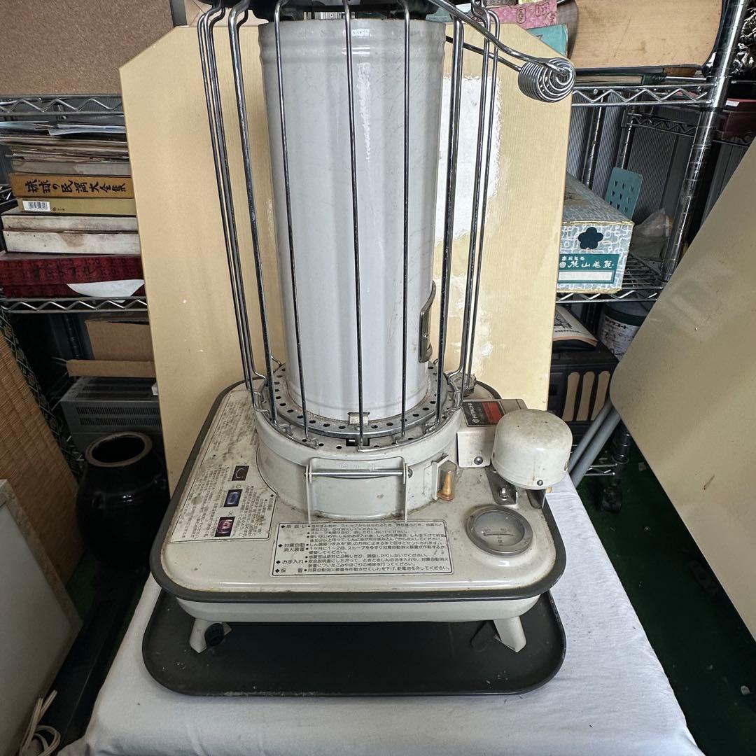 YSE 日立 石油ストーブ コンパクト ホワイト OVC-241