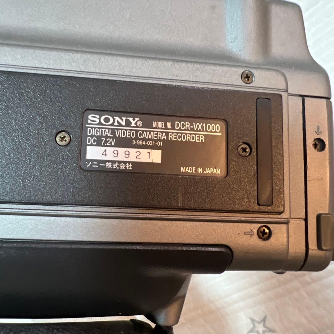 動作未確認　SONY DCR-VX1000 ビデオカメラ　ジャンク