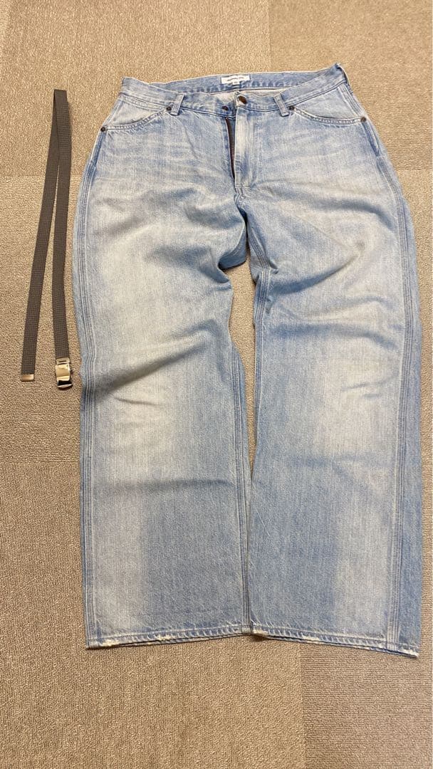 ordinary fits★ベルト付きデニムパンツ　サイズ00