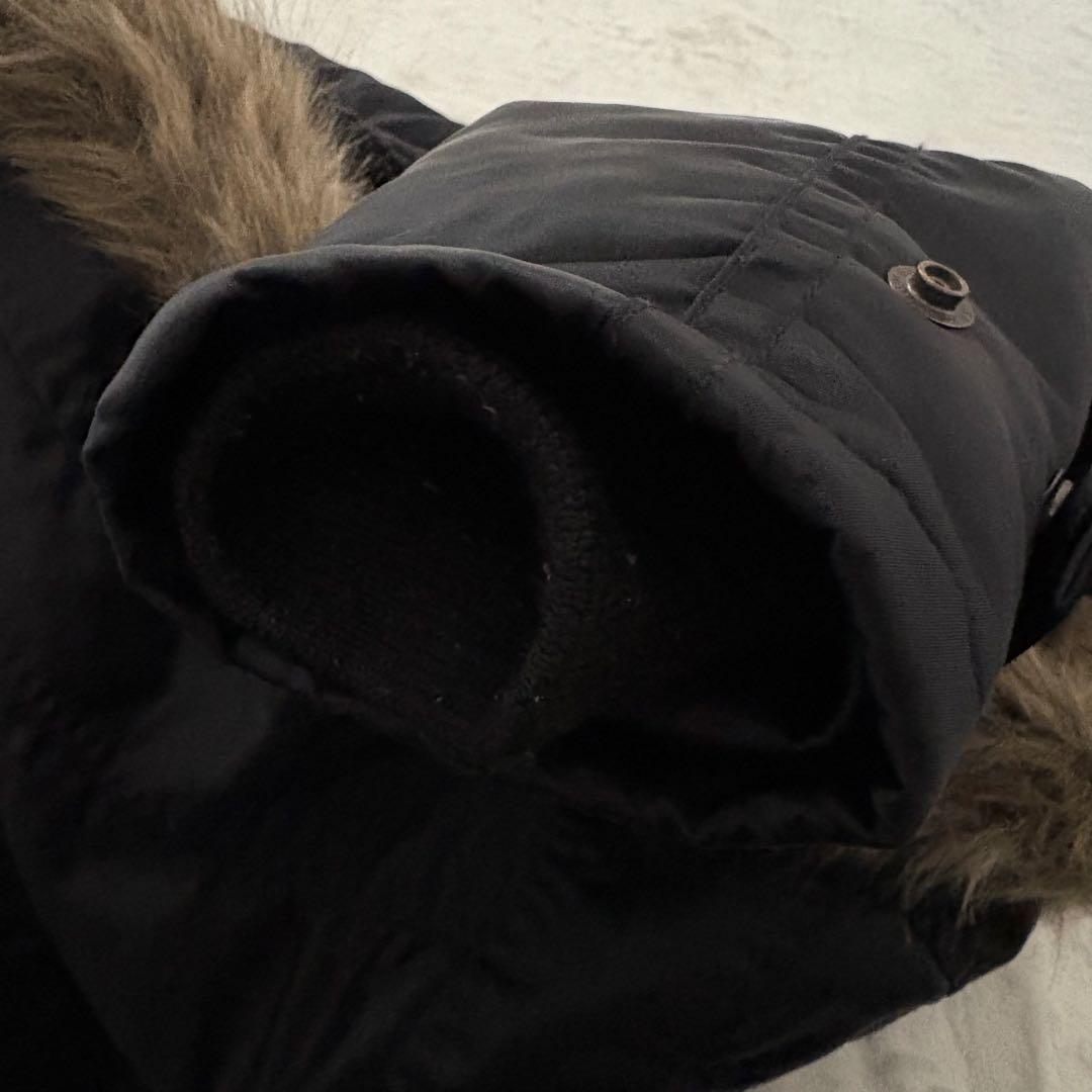 レア✨ヒステリックグラマー 2way ワッペン フードファー フリーサイズ 黒