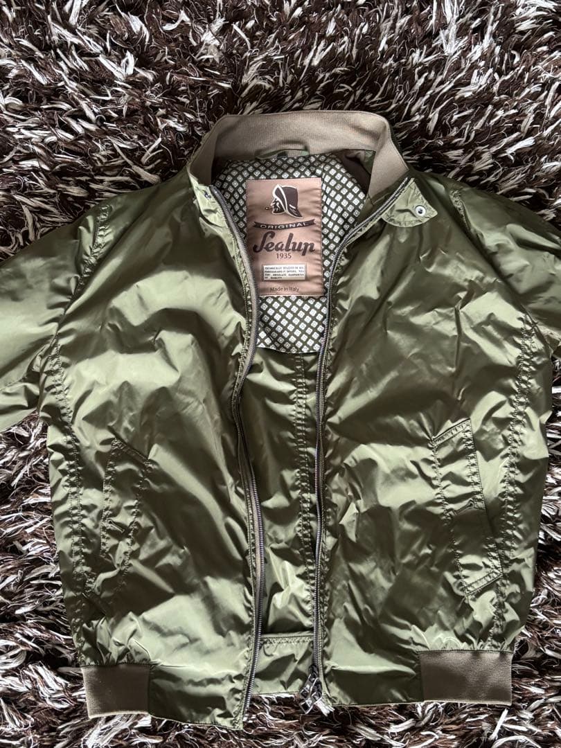 Sealup オリーブグリーン ナイロンジャケット 48