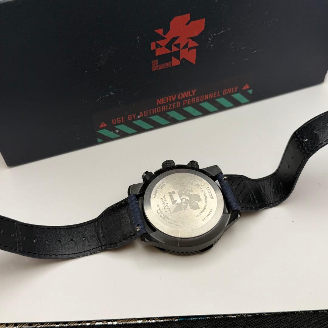 【新品未使用】500本限定　シチズン　エヴァンゲリオン　ネルフエディション　箱付