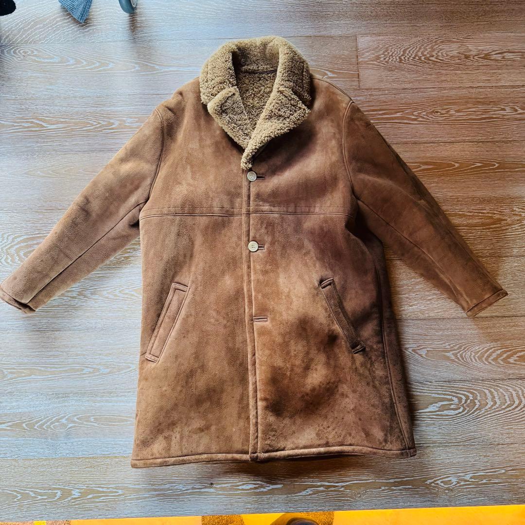 ひひろろ　NAISSANCE ネサンス　本革　ムートンコート　XL