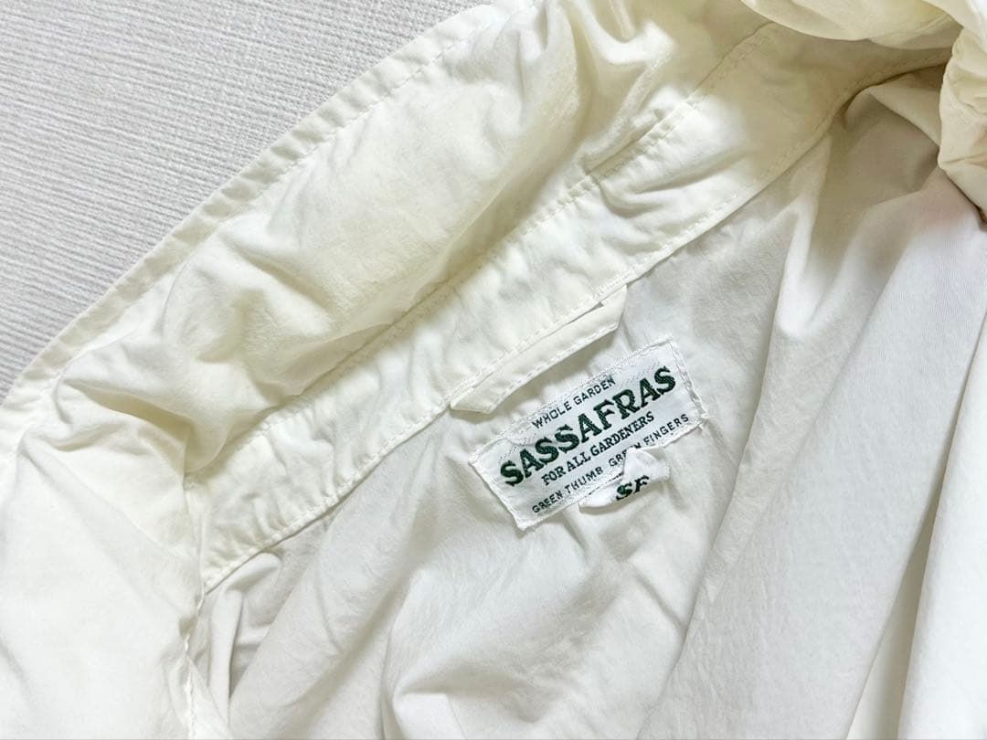 SASSAFRAS Digs Crew Bud Jacket ホワイト S