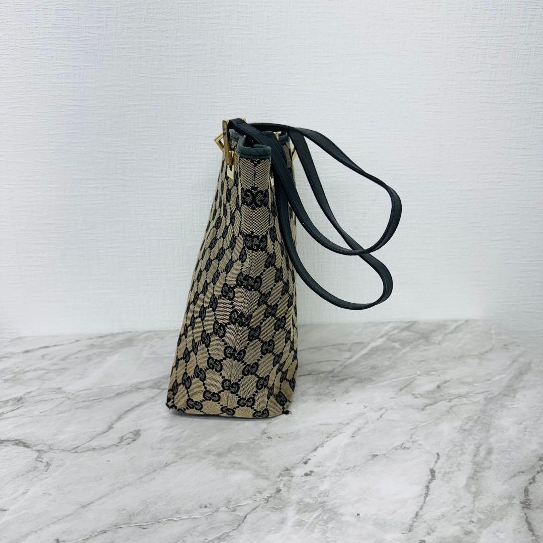 ✨GUCCI✨グッチ✨GG柄✨キャンバス✨ブラック✨ヴィンテージ✨トートバッグ✨