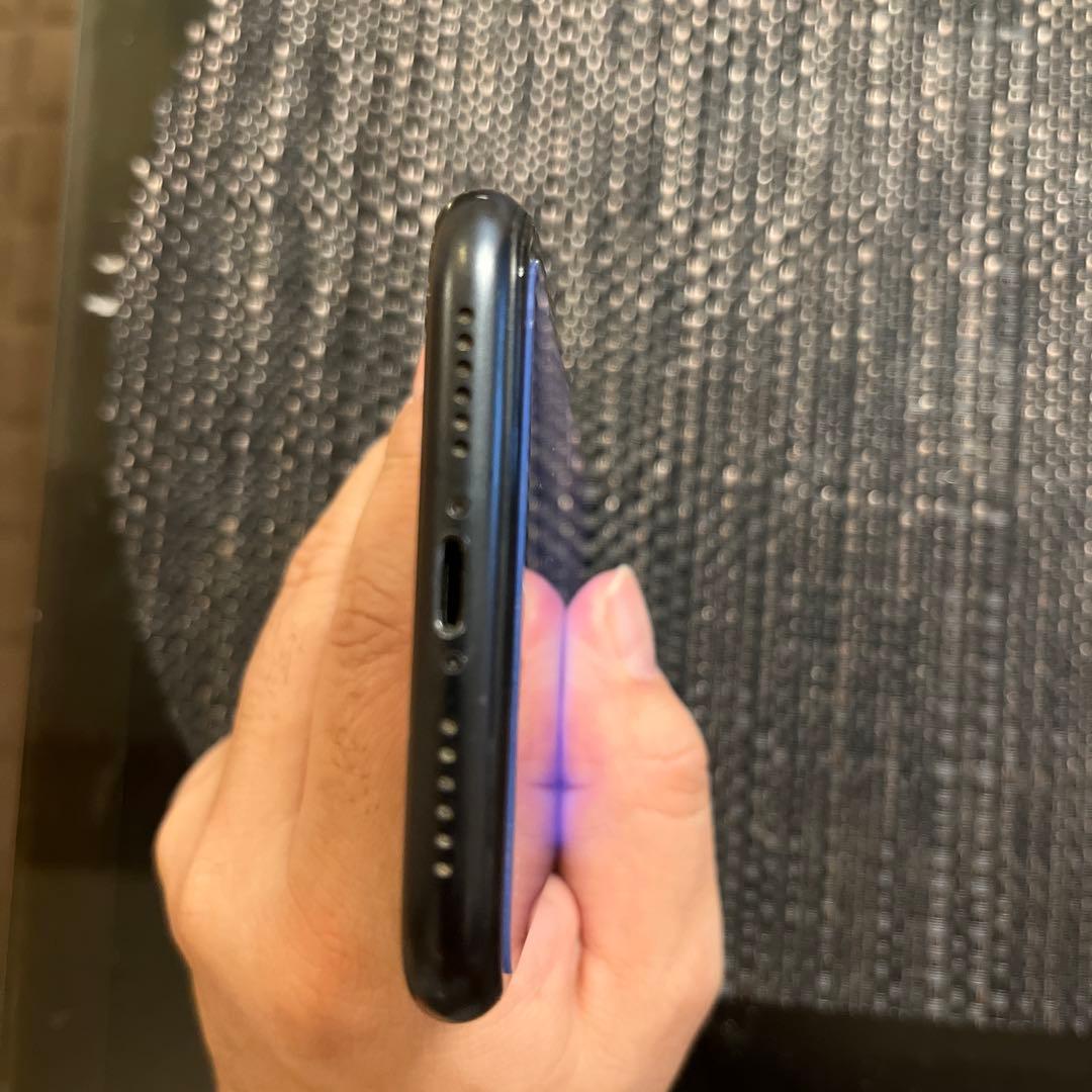 iPhoneXR ブラック ジャンク品 バッテリー付スマホケースセット