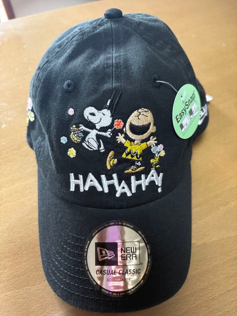 New Era スヌーピー キャップ ブラック