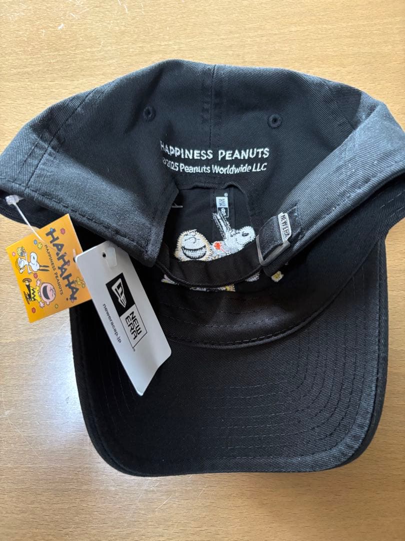 New Era スヌーピー キャップ ブラック