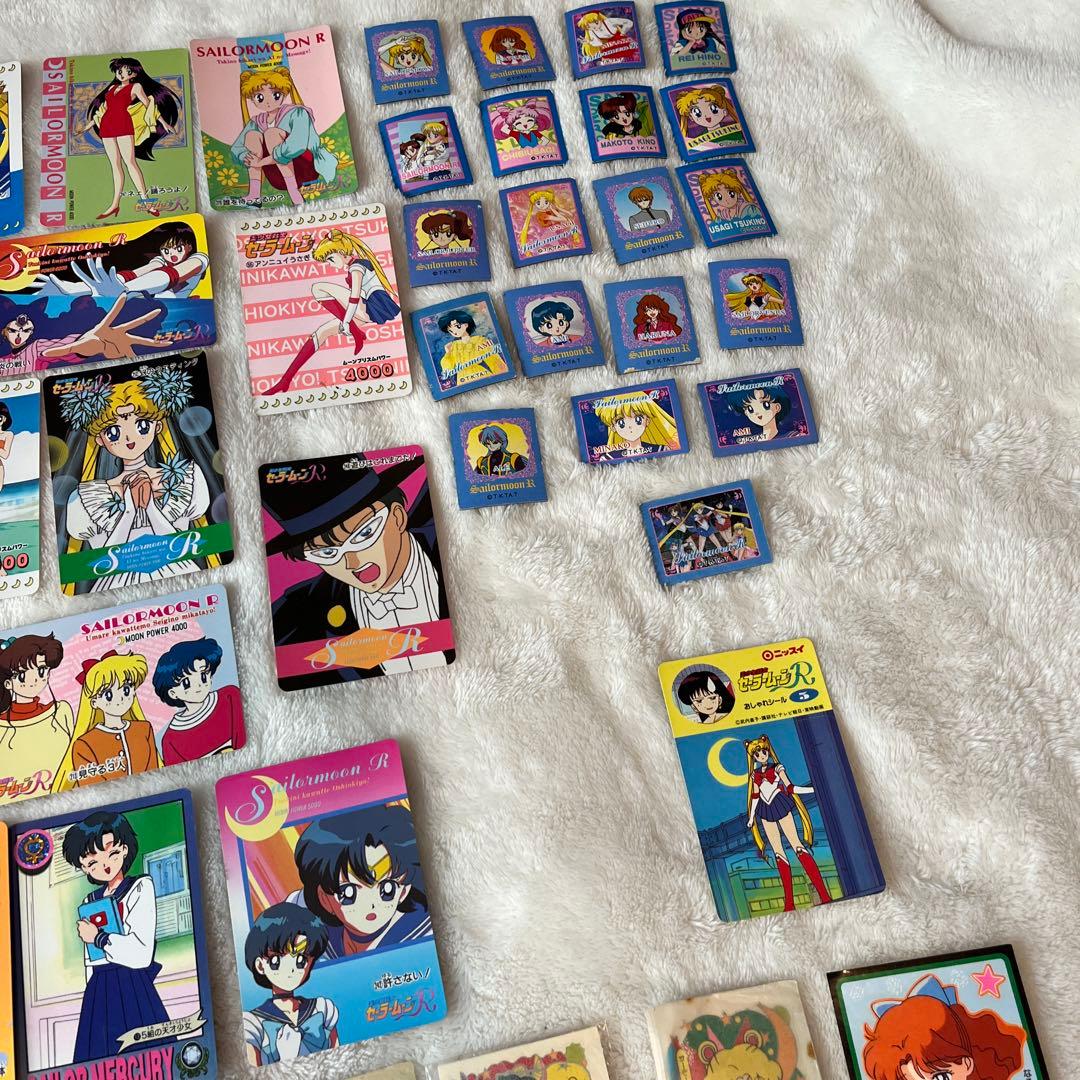 セーラームーン　レア　カード　シール　マグネット　グッズ　大量