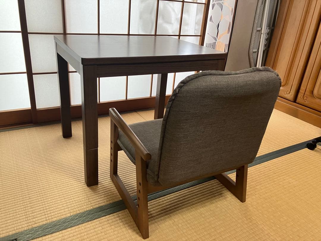 ユアサプライムス お一人様用デスク +椅子+掛け布団の3点セット　【手渡し限定】