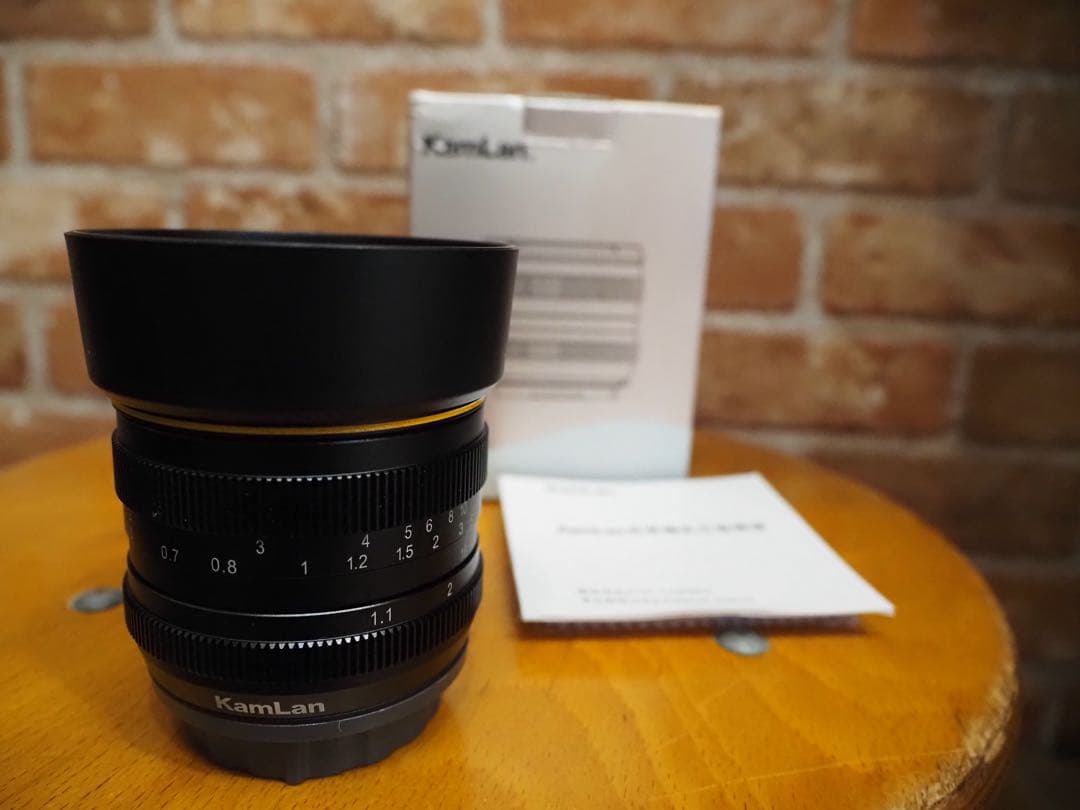 美品 KAMLAN 50mm F1.1 (マイクロフォーサーズ用)