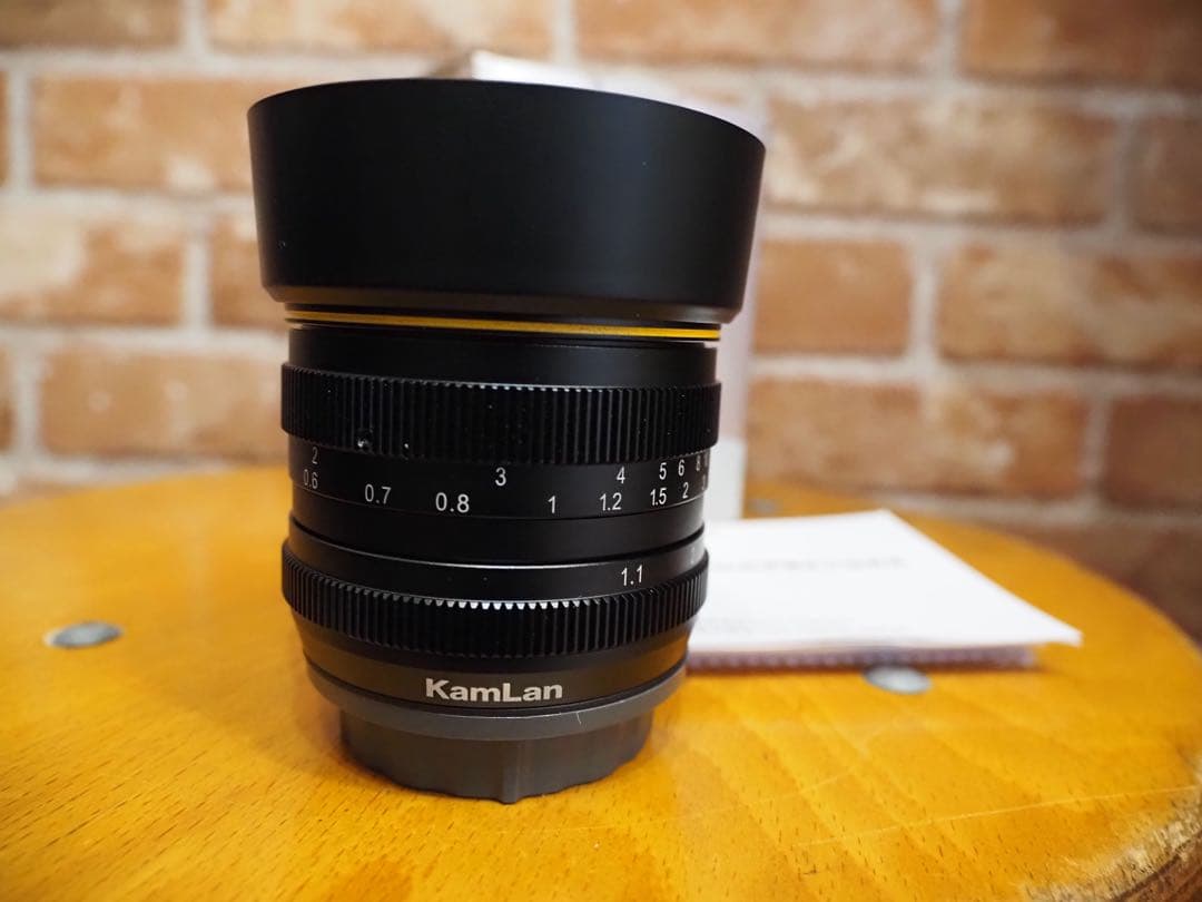美品 KAMLAN 50mm F1.1 (マイクロフォーサーズ用)