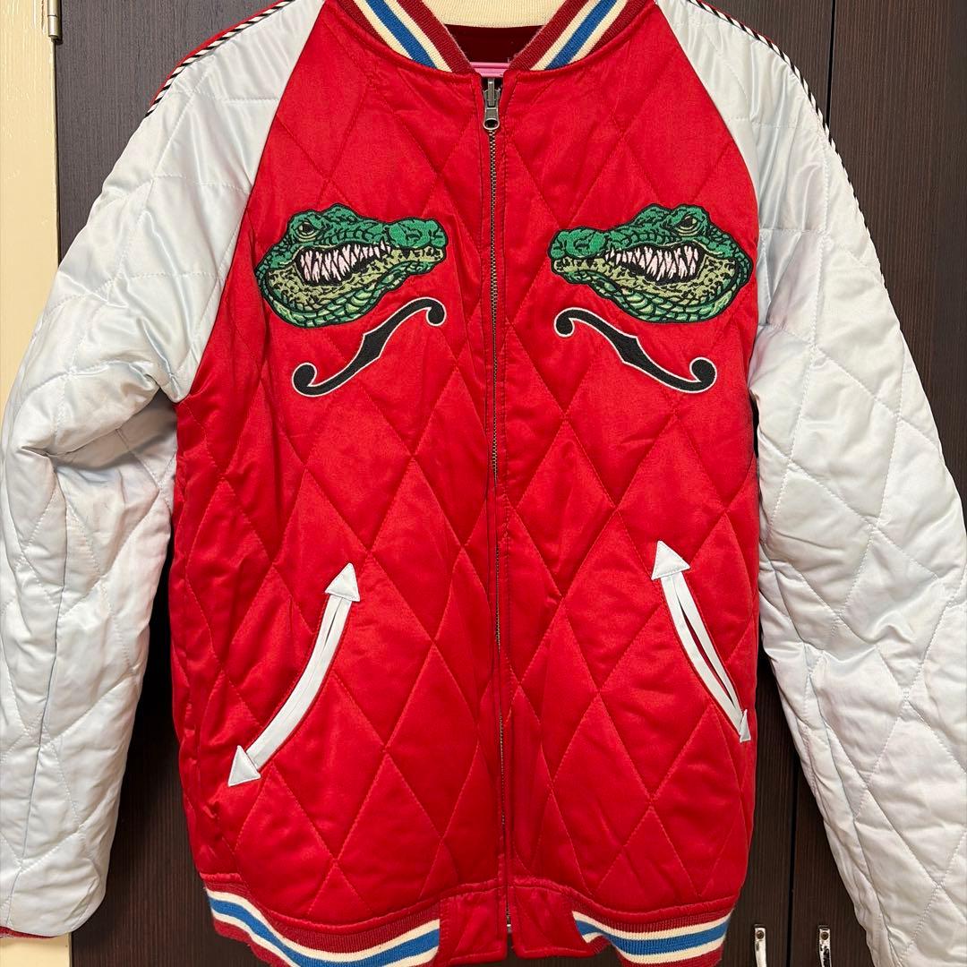 別珍　スカジャン　リバーシブル