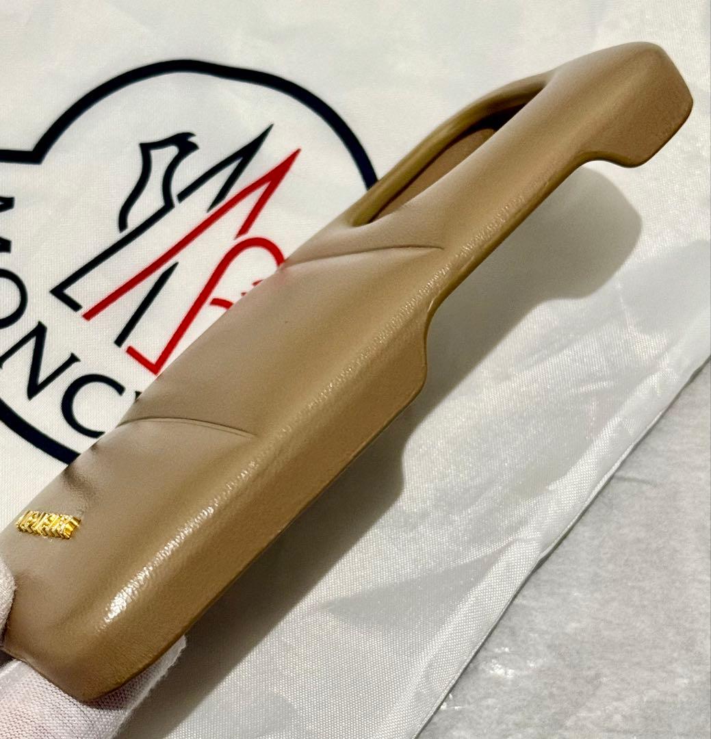 MONCLER モンクレール iPhone 13 PRO レザーケース ベージュ