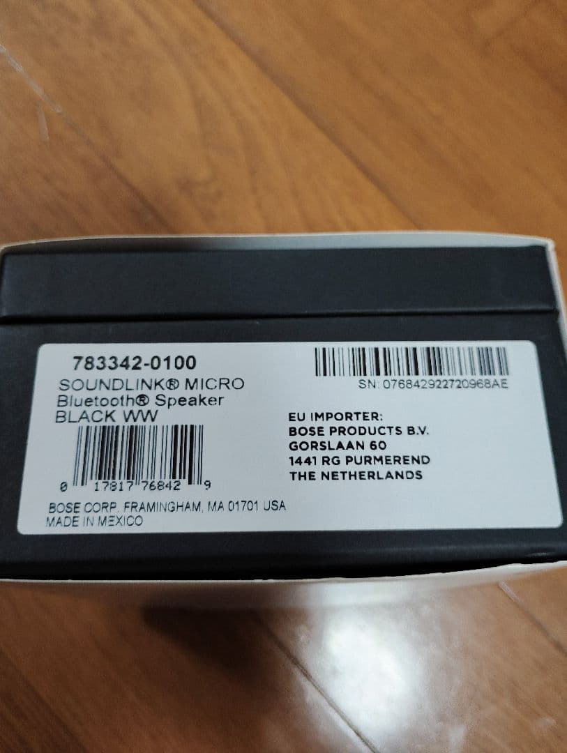 【未使用品】Bose SoundLink Micro ブラック