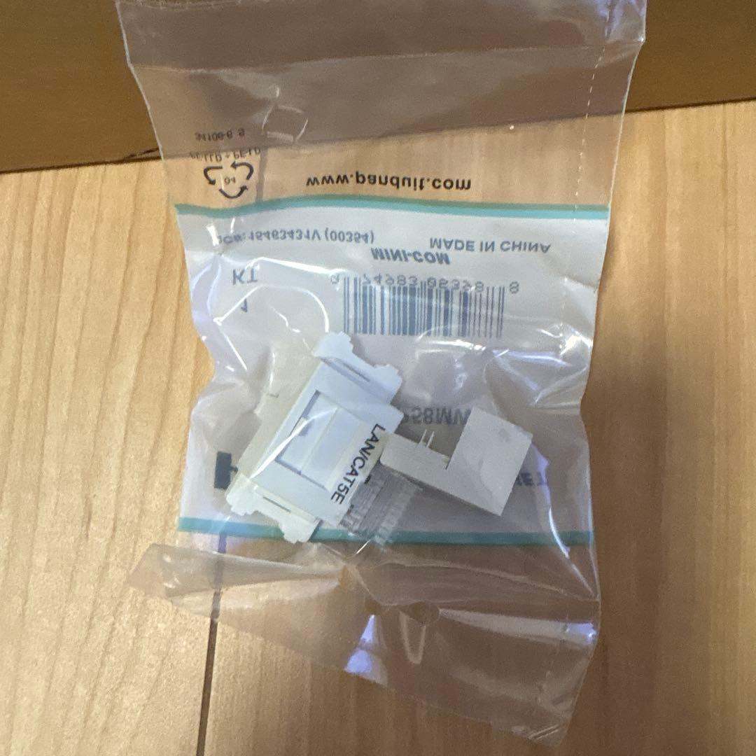 JAOSSP58MWY LAN/CAT5E未使用10個入り 箱開封済 個装未開封